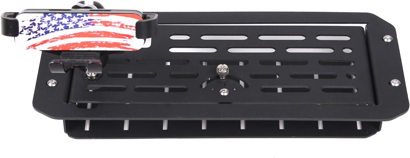 Aunginsy Center Console Dash Storage Tray Compatible with Toyota Tundra/Sequoia 2022-2024 Car Dashboard Storage Box Organizer Holder Tray Dash Storage With Phone Holder Insert Mounted Tray Accessories