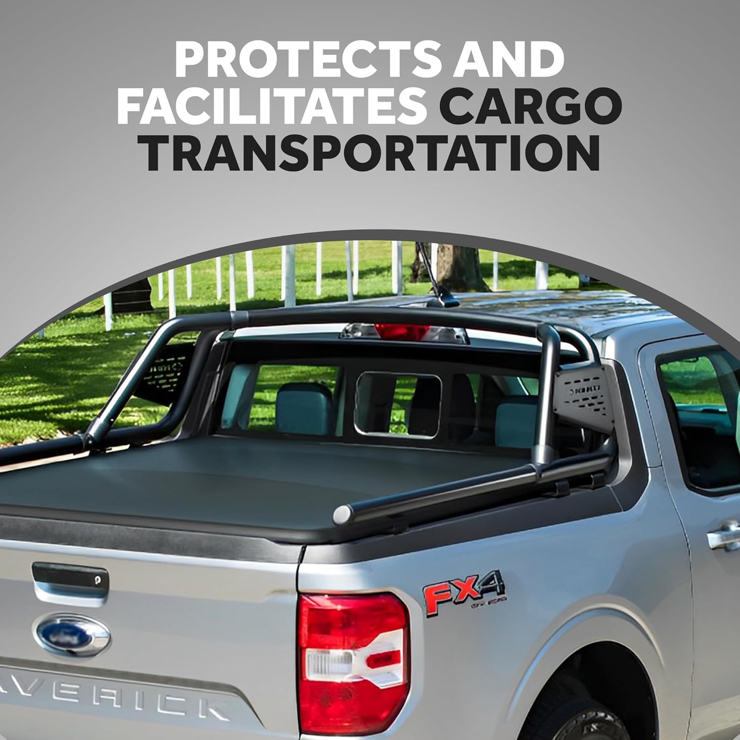 KEKO - Truck Sport Bar Compatible with Maverick 2022-2025 - Sports Bar for Truck - Accessories, Easy Install, Car Accessories - Carbon Steel, Alloy Steel