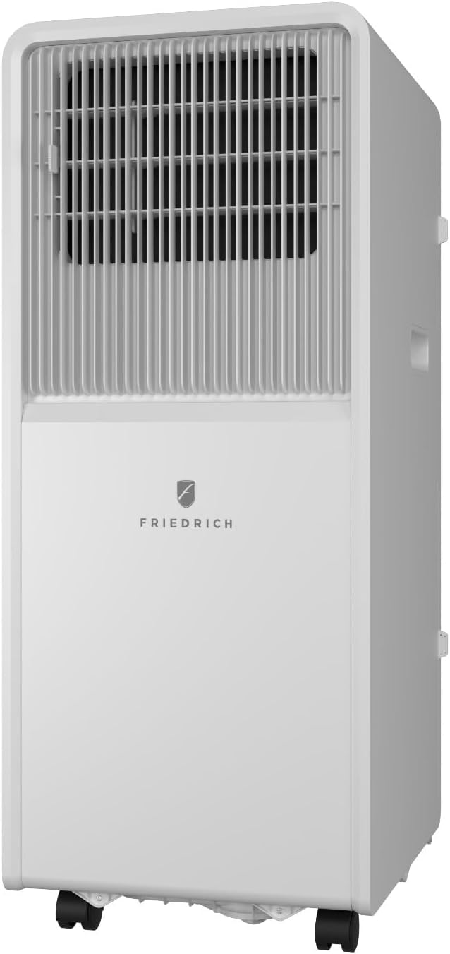 Friedrich ZCP08SB 8K BTU ZoneAire Portable and Compact Single Hose 3-in-1 Air Conditioner, Dehumidifier and Fan