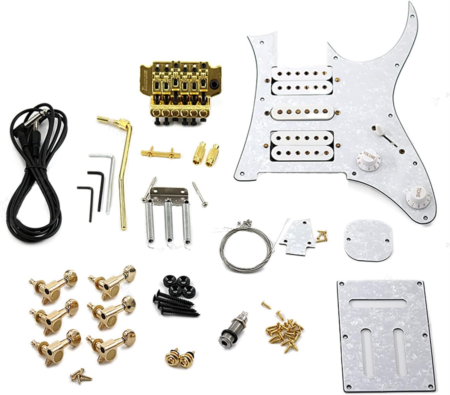 Unfinished Guitar Kit DIY Electric Guitar Making Accessories for Beginners to Learn Electric Guitar Handmade ​Guitar Body
