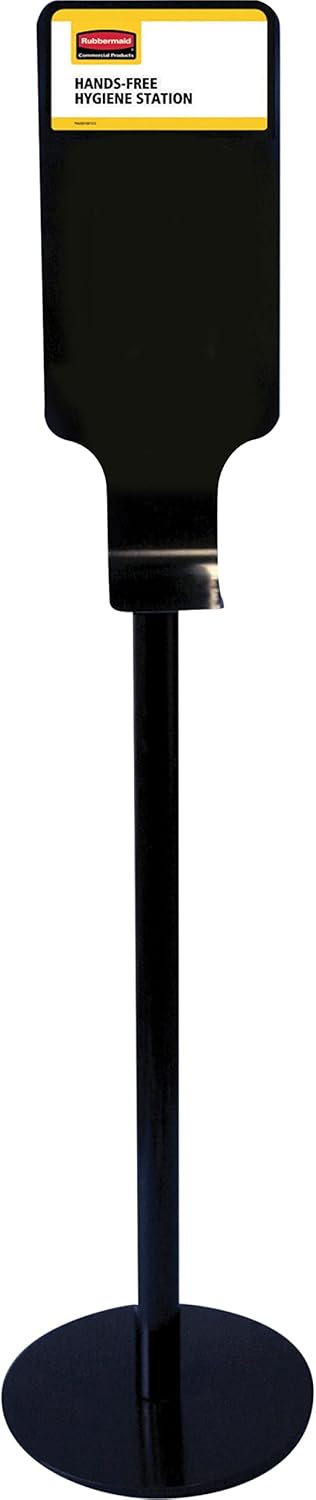 Rubbermaid Commercial Products AutoFoam Hand Sanitizer Station, Indoor/Outdoor Use, Metal Stand Only (Hand Sanitizer and Dispenser Sold Separately)