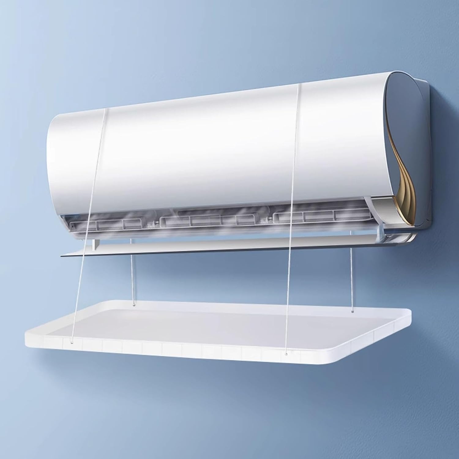 Drip Tray with Drain, Universal Air Conditioner Drain Kit, Plastic Tray for Window Air Conditioners and Mini Splits(300cm)