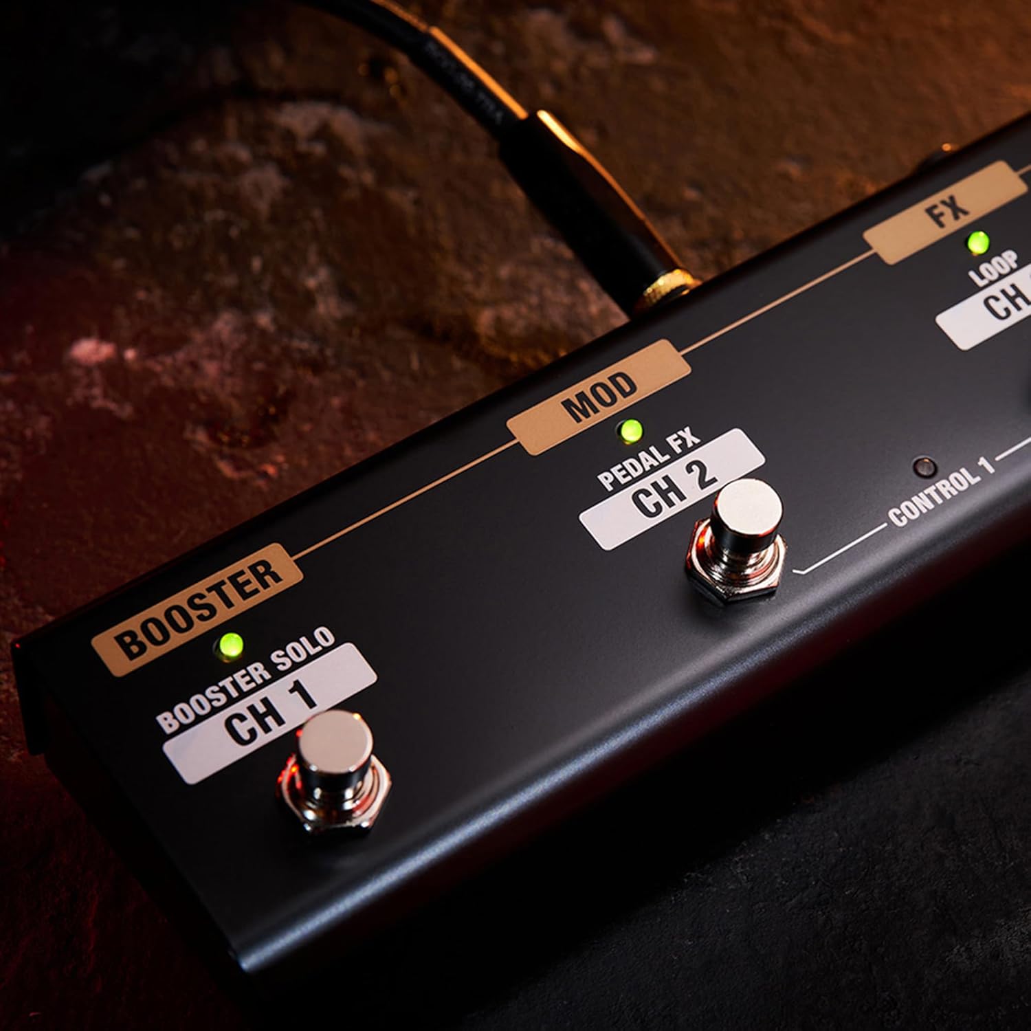 Boss GA-FC-EX Foot Controller Bundle with Gearlux Instrument Cable, Patch Cable, Picks, and Austin Bazaar Polishing Cloth