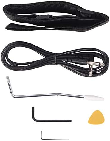 ST Stylish Electric Guitar with Black Pickguard Dark Blue