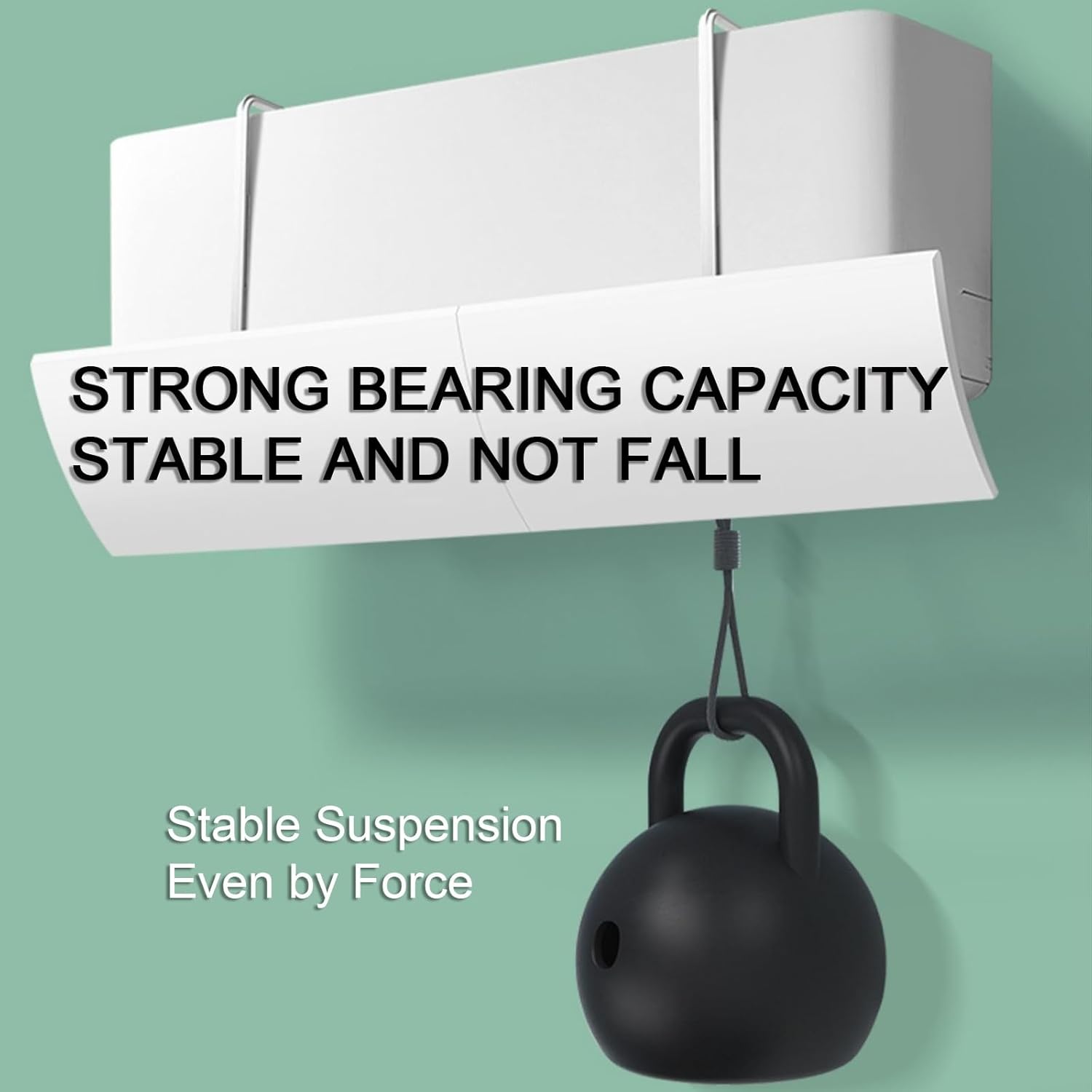 Air Conditioner Baffle Wind Deflector Angle Adjustable Air Conditioner Deflector Helps Cooling/Heating Air Circulation