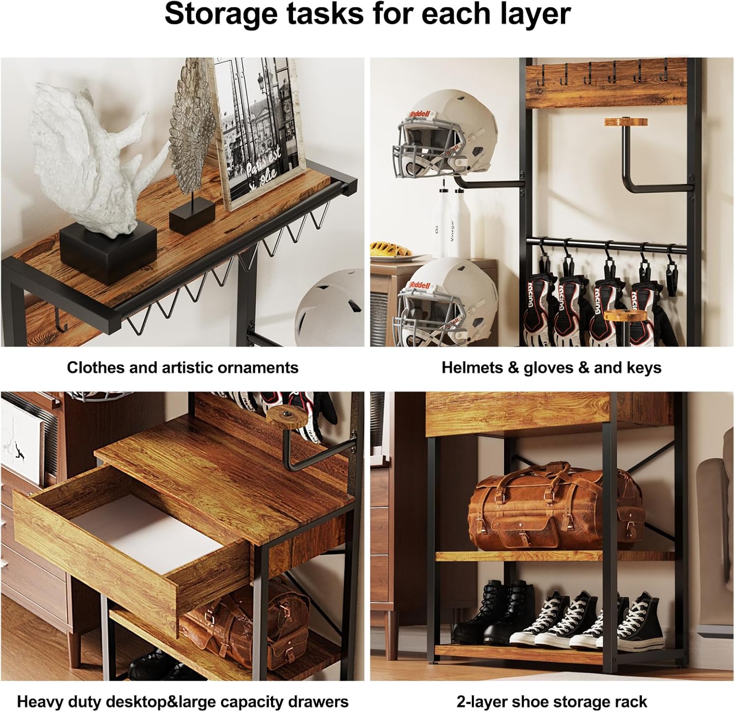Motorcycle Gear Storage Rack, 72
