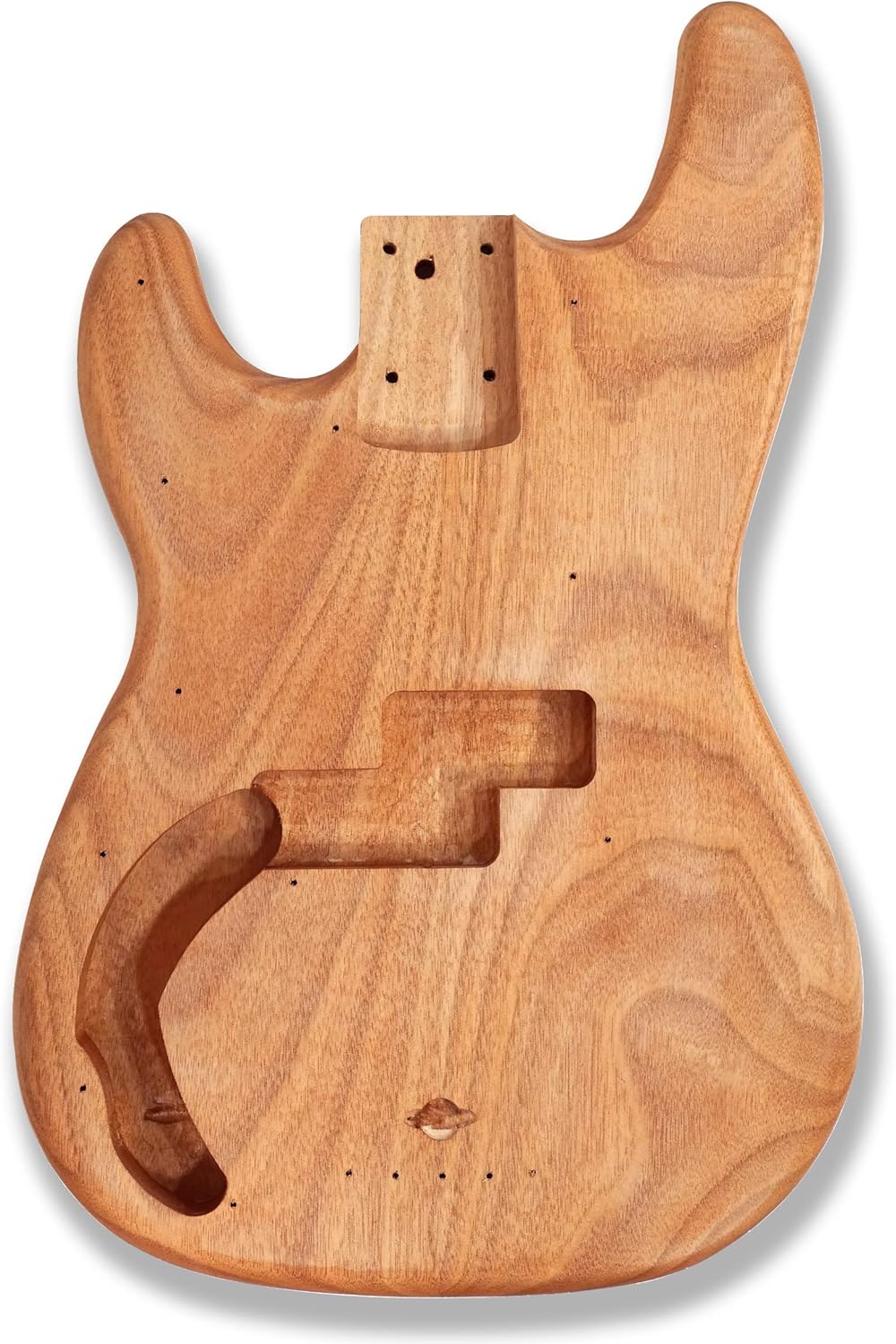 BexGears DIY Left-Handed Electric Guitar Kits For bass Guitar,Okoume Body maple neck & composite ebony fingerboard