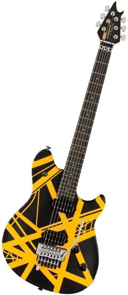 EVH Wolfgang Special Electric Guitar - Satin Striped Black/Yellow