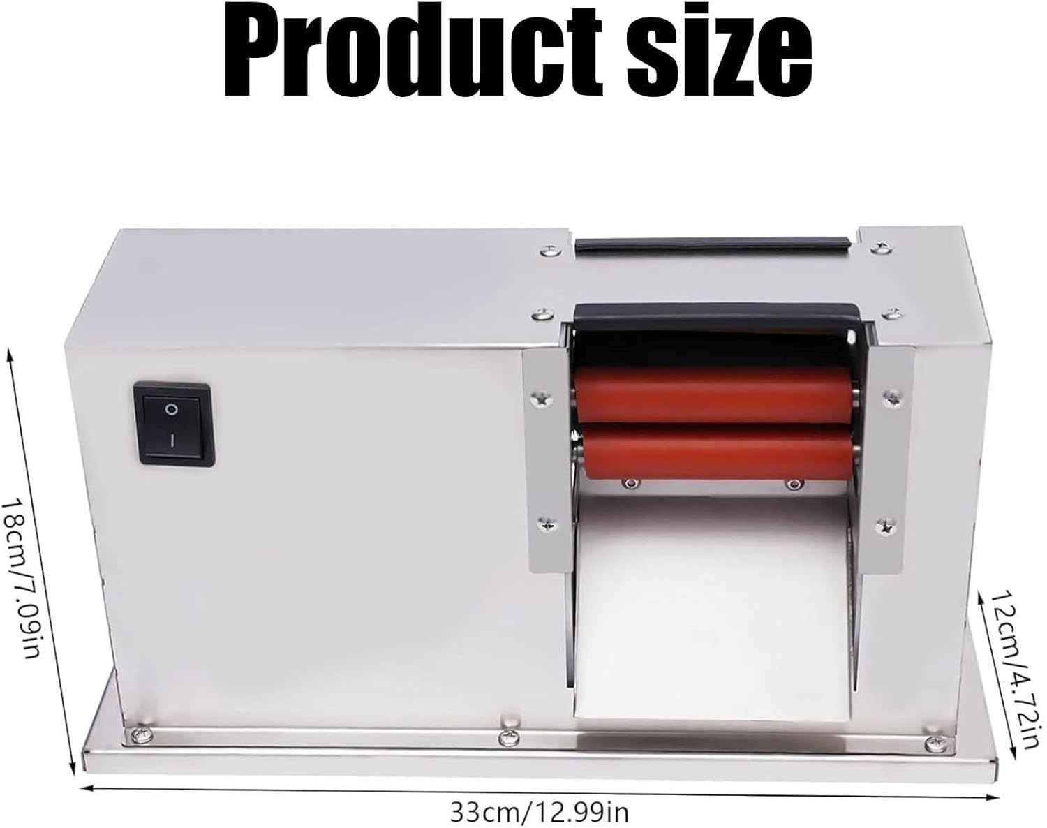 Semi-Automatic Pea Sheller Machine, 20W 304 Stainless Steel, High-Efficiency Bean Peeling Tool, 22 Lbs/h Output for Kitchen Use - Ideal for Peas, Soybeans, and Beans