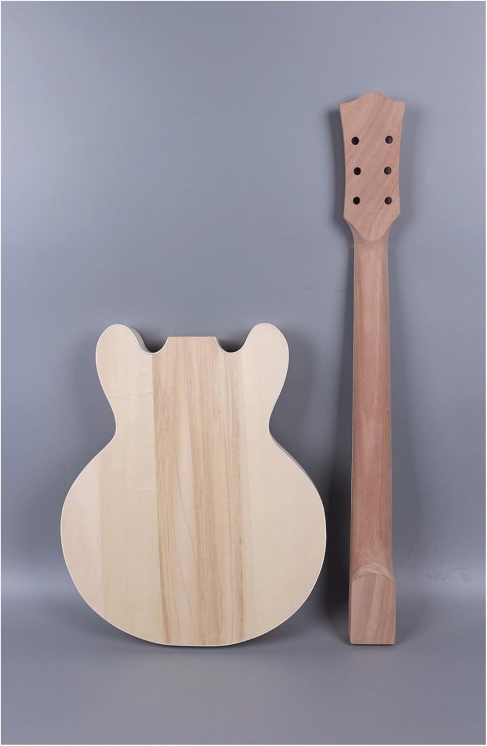 Unfinished Guitar Kit Electric Guitar Body Electric Guitar Neck Mahogany Maple Rosewood Fretboard Solid Wood Guitar Parts Handmade ​Guitar Body