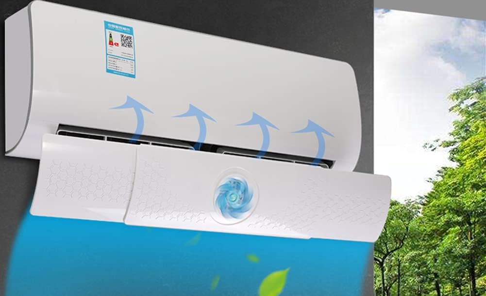 Air Conditioner Wind Deflector, Anti-Direct Blowing Windshield with Activated Carbon Filter Cotton to Purify The Air Wall-Mounted Air Conditioner General Deflector