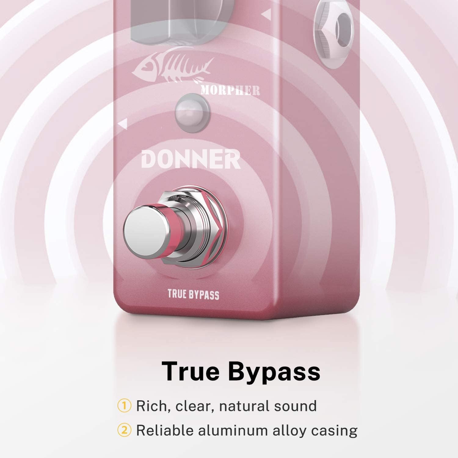 Donner Distortion Guitar Pedal and Guitar Power Supply 10 Isolated DC Output for 9V/12V/18V Effect Pedal