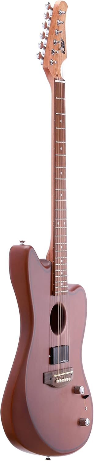 IYV- IJGAP-300 Semi Hollow Electric Acoustic Guitar Satin Brown