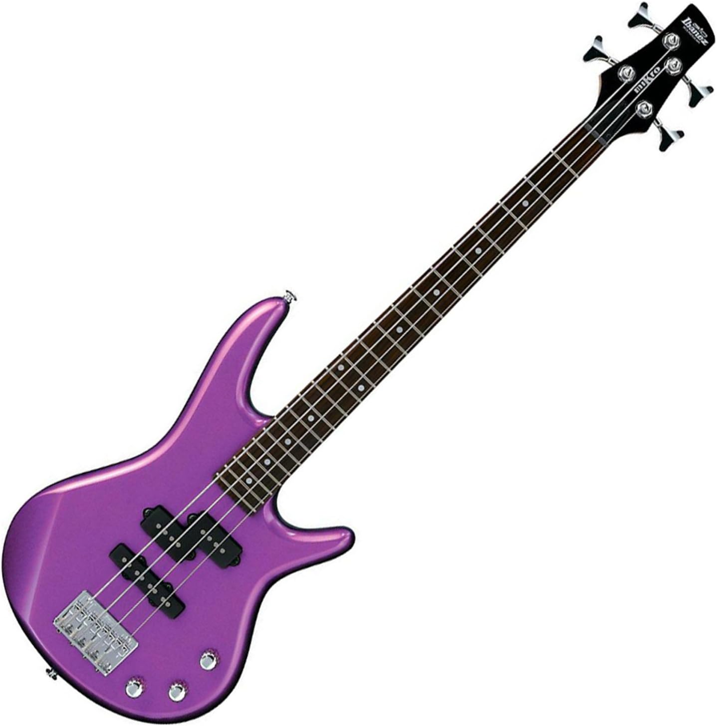 Ibanez Gio SR miKro Short Scale 4 String Electric Bass - Metallic Purple