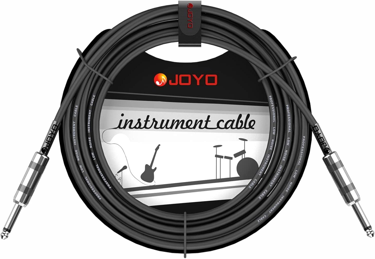 JOYO Cabinet Modeling & Amp Simulator Effect Pedal R-08 Bundle with Guitar Cable Instrument Cable 15 Feet CM-04