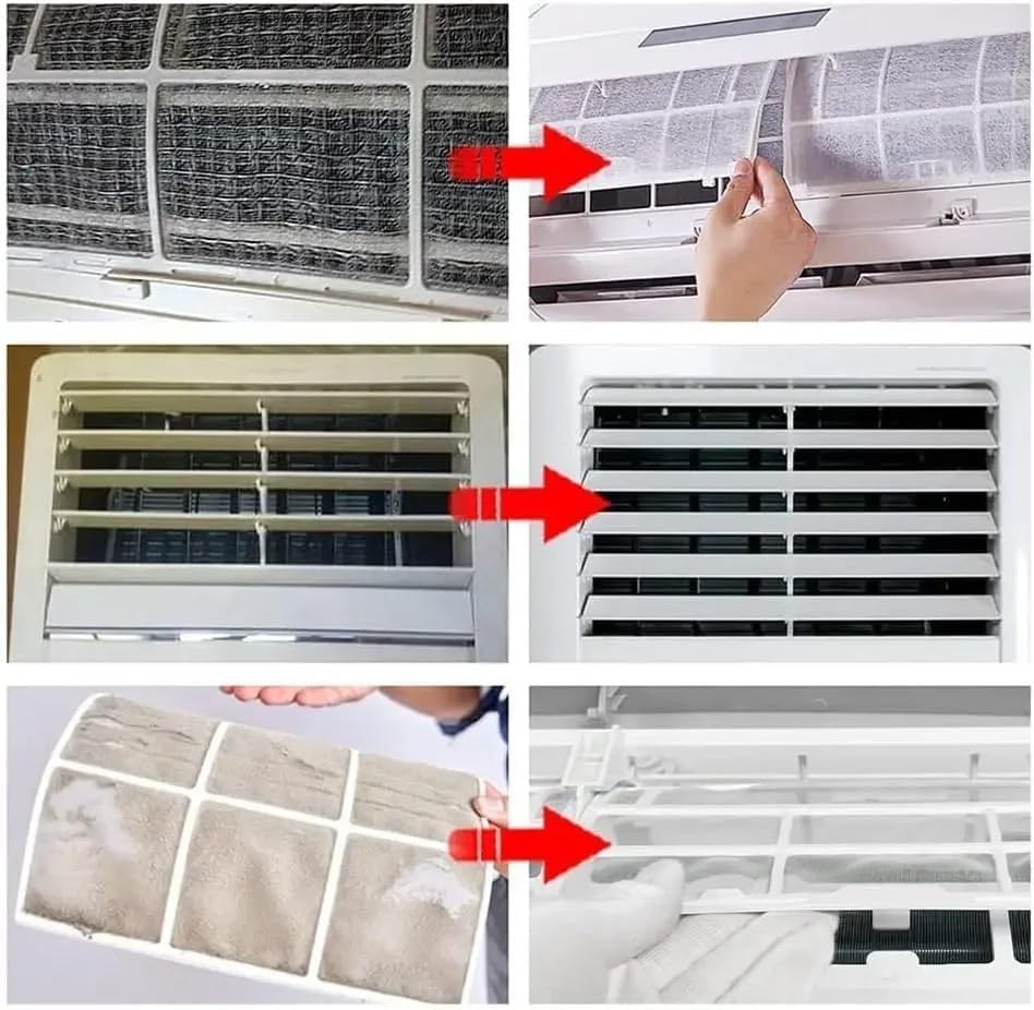 Air Conditioner Cleaning Cover Kit With Clean Tools: 118cm Waterproof Dust Protection Bag For Air Conditioners Cleaner Set(Motherboard,98cm)