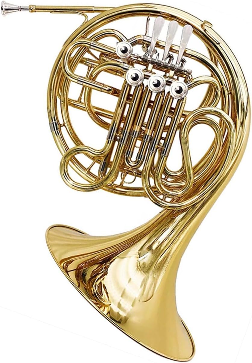 4 Key French Horn B Flat French Horn Single Row Three Key Practice Playing Wind Music