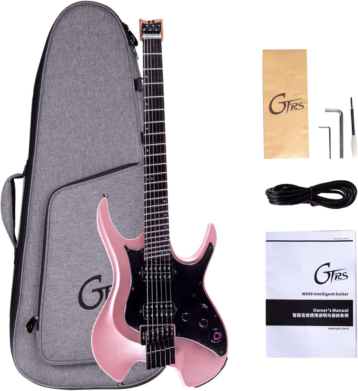 GTRS W800 Professional Electric Guitar Kit with Intelligent Process System and GTRS Wireless Footswitch Controller