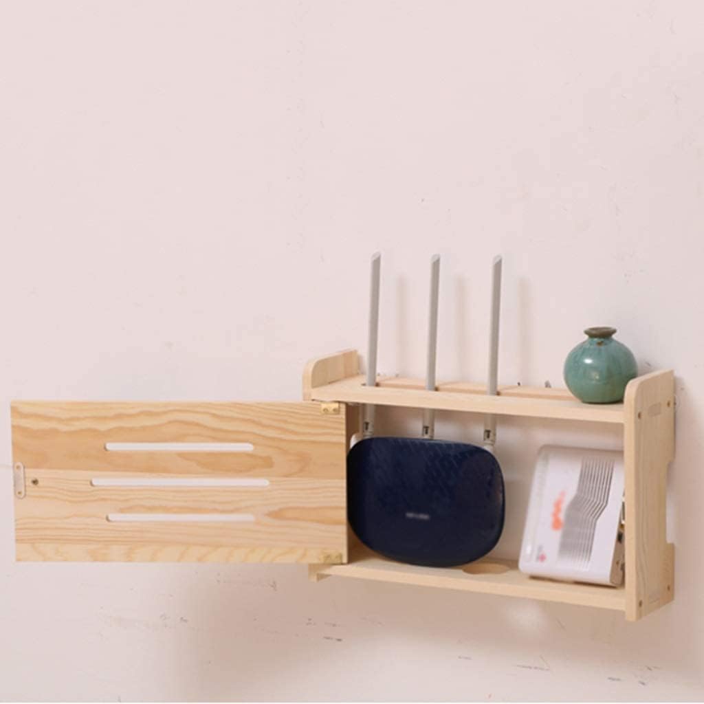 Wall Mounted Router Storage Box Wall Mount Please Check Shelf Dimensions Before Purchase(50cm*25cm*10cm)