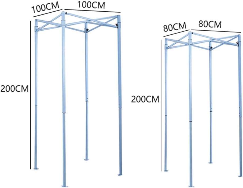 BEIFU FORM Fitting Room Mobile Fitting Room Curtain of Clothing Store Changing Room Curtain Track Curtain Ring Shelf (Silver, 80cm)