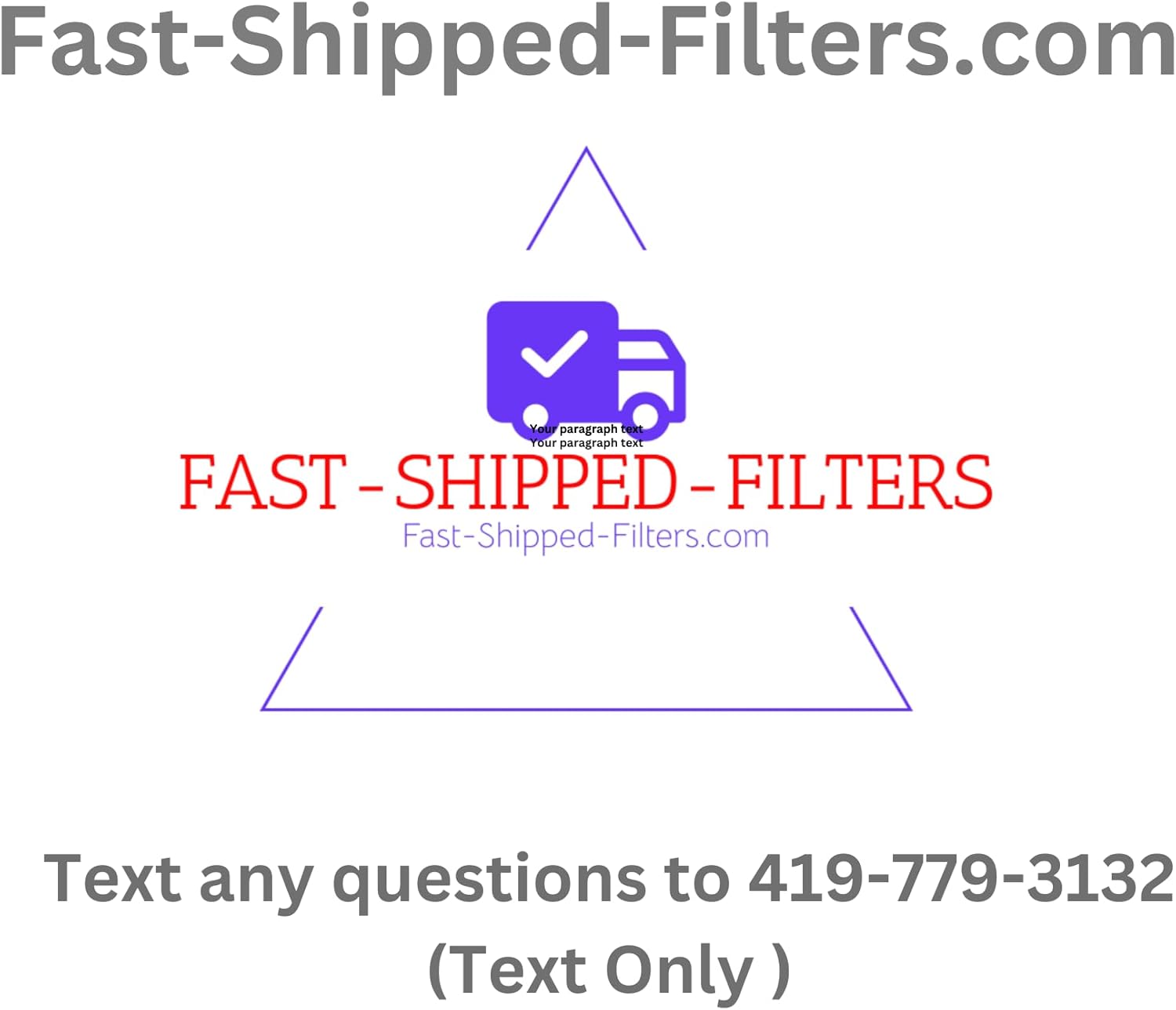 Fast-Shipped-Filters 3 Pack compatible with 16x20 StratosAire Air Cleaner Replacement Compatible Filter Pads (Actual Filter Size 14.5x17.5) White