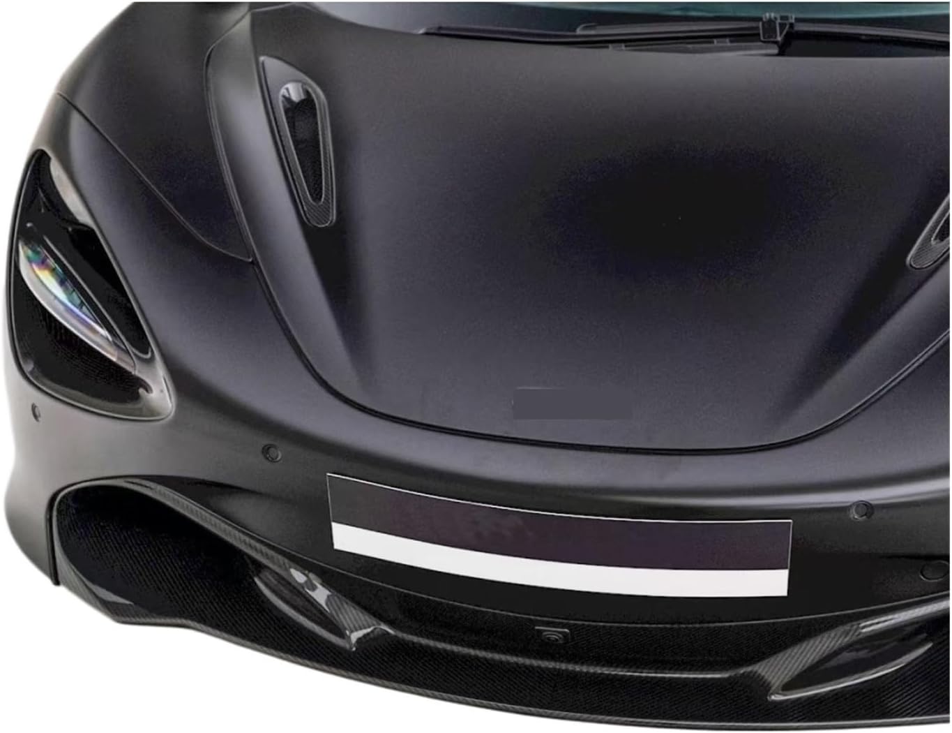 Automotive Accessories Car Bumper Lip Compatible for McLaren 720S Carbon Fiber OEM Front Upgrade Kit Decoration(Forging Carbon Fiber)