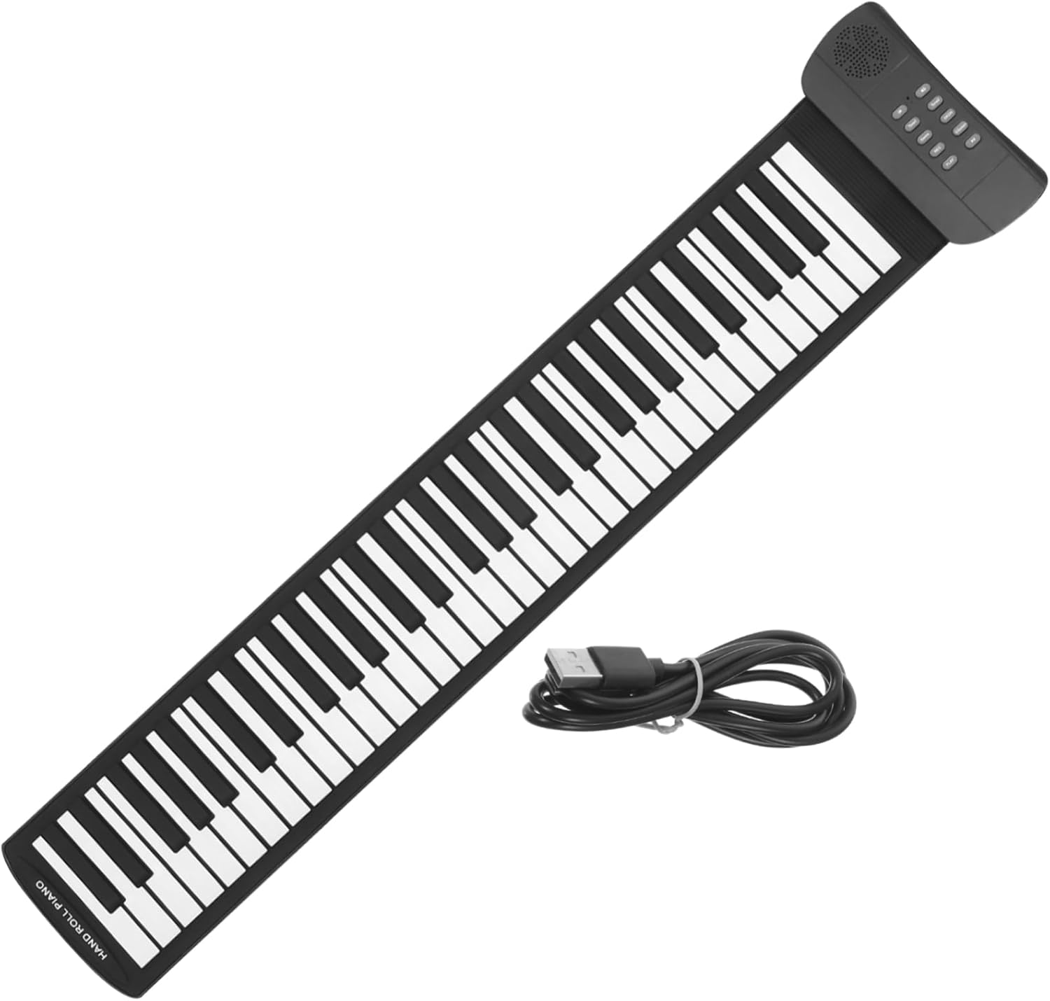 Keys Portable Up Piano Lightweight Silicone Electronic Keyboard for Rechargeable Battery for Beginners and Music Lovers