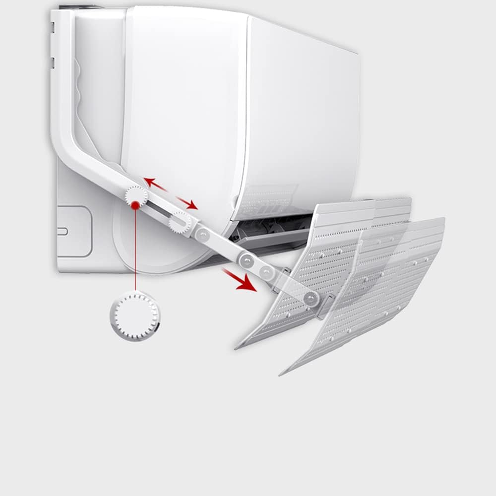 Wall-Mounted Air Conditioner Outlet Transfer Windshield Windbreaker Wall-Mounted Air-Conditioning Air Baffle for Home, Floor, Wall