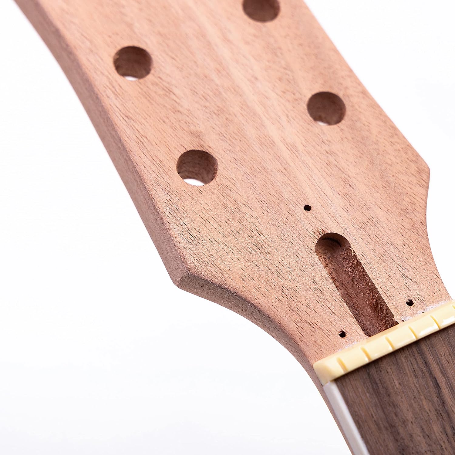 DIY Electric Guitar kits,Mahogany Body,Mahogany Neck and Rosewood Fingerboard,H-H Pickup Configuration,Natural