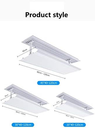 Air conditioning deflector Air Conditioner Wind Shield, Adjustable Air Conditioning Deflector Air Diverter Cover Anti Wind Baffles Anti Direct Blowing Windshield Wind Guide