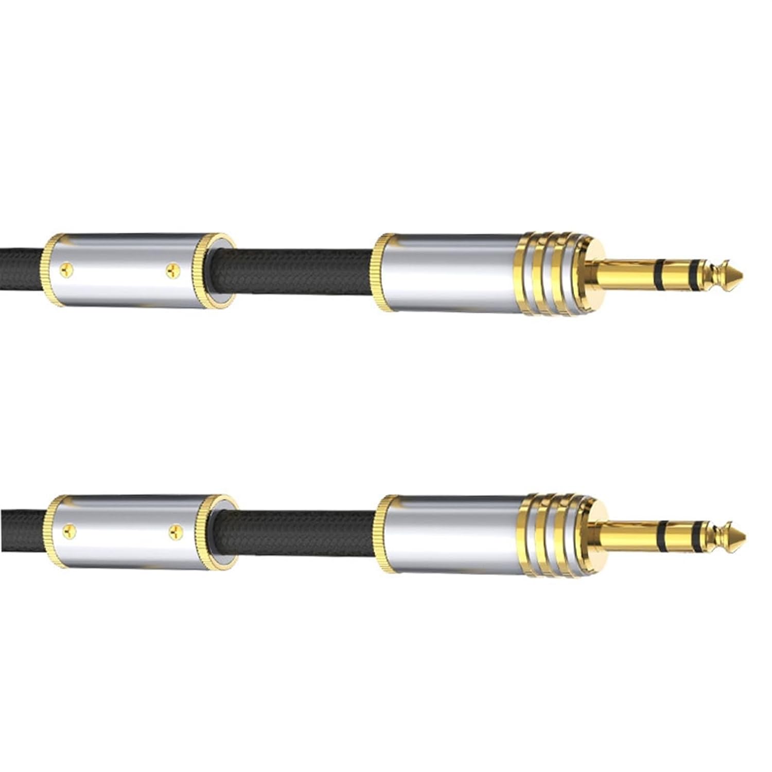 Pro Audio Cable 6.5 Male to Male Audiophile Cable 6.35 Pair Recording Cable Amplifier Guitar Connection Cable Gold Plating Process(5m)