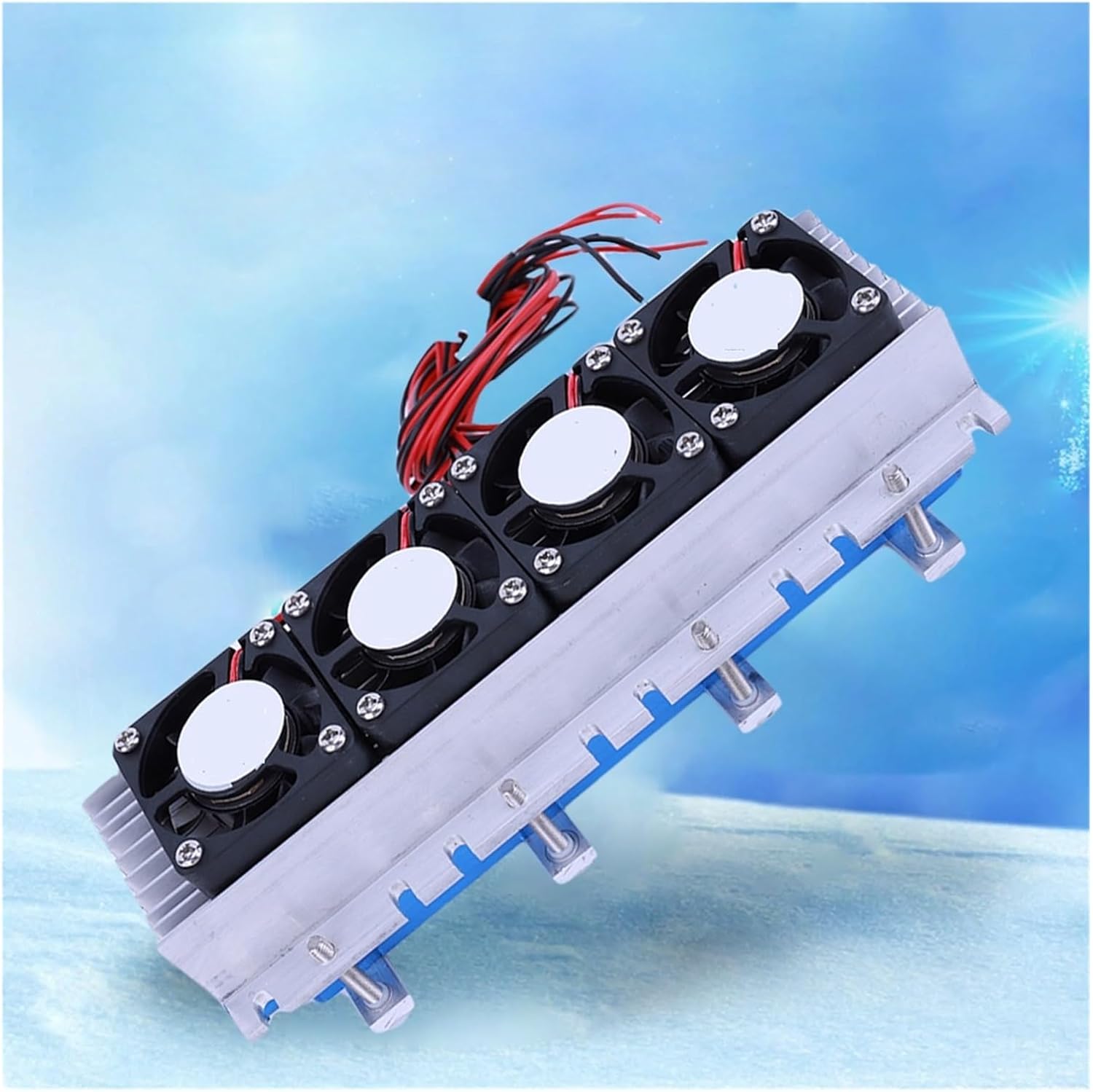 288W Air Conditioner Cooling System DC 12V 30A Thermoelectric Refrigeration Cooler Semiconductor DIY Kit Lucky