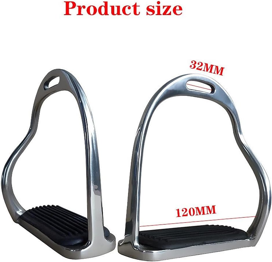 UNISTRENGH Western Stainless Steel Horse Riding Stirrups Equestrian Saddles Accessories Anti-Skid Horse Pedal Super Lightweight Equestrian Safety Equipment