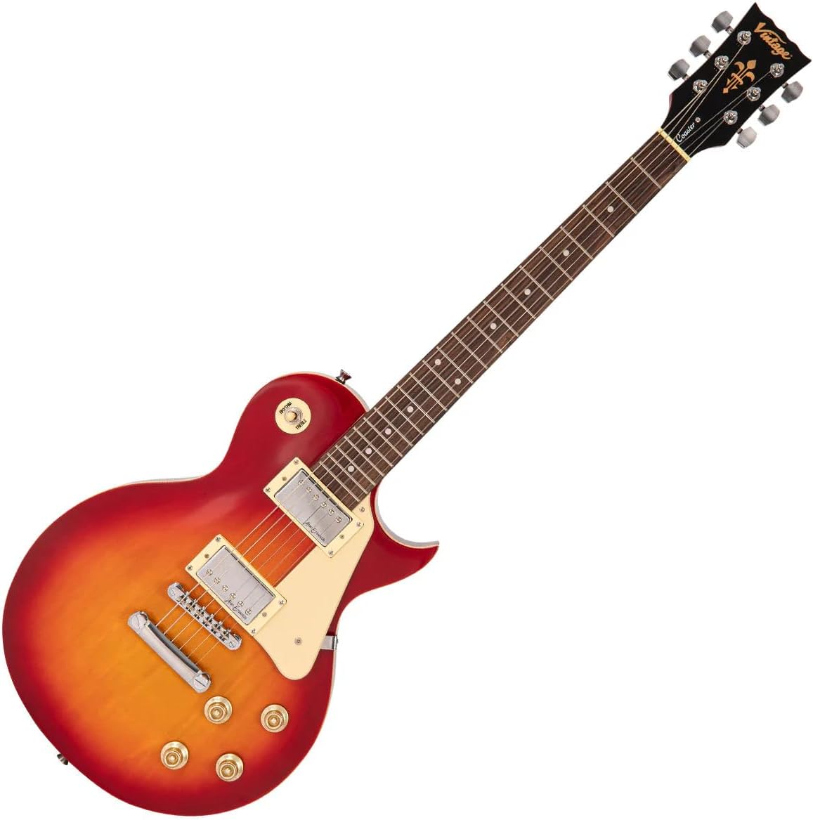 VINTAGE Electric Guitars, Right, Cherry Sunburst (V10CSB)