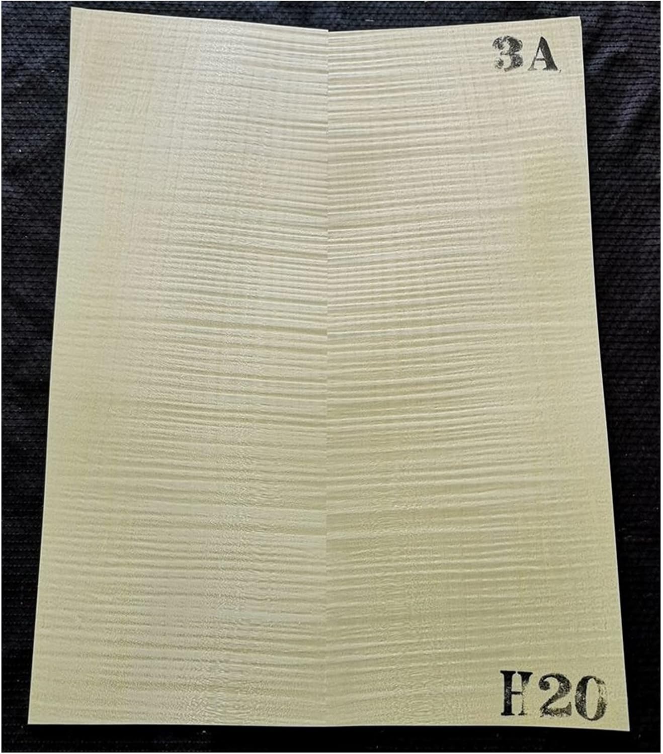 TSTS White Tiger Skin Pattern Maple Guitar Veneer Veneer Flame Guitar Making Material Accessories Guitar DIY Accessory (Color : 12)