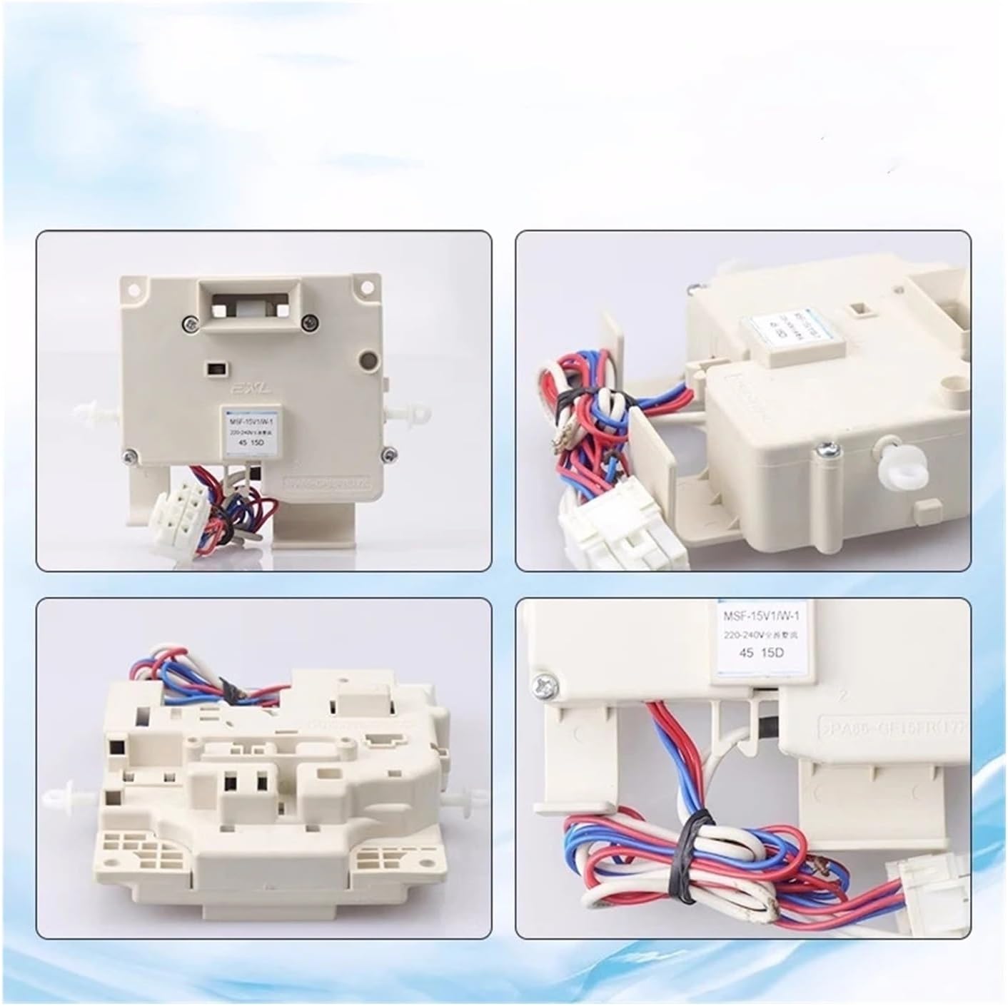 Drum Washing Machine Door Lock,Compatible For Panasonic, XQG70-V75GS VD76GS/XS/ZN Door Switch MSF-15V1/W-1，Easy Installation