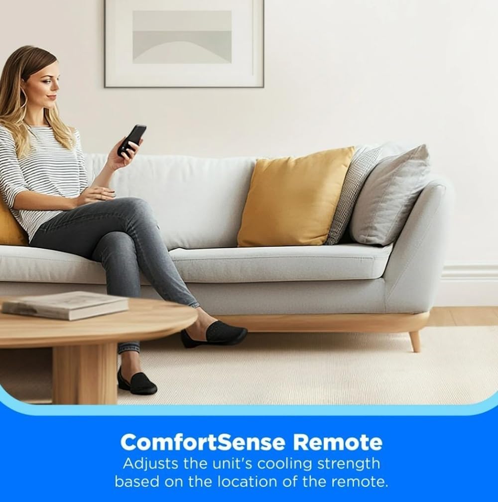 Midea 10,000 BTU DOE Smart Portable Air Conditioner 450 sq. ft., 3-in-1 Comfort: Cools, Ventilates, & Dehumidifies, Voice Control: with Alexa, Google Assistant - MAP10S1XWBL (Renewed)