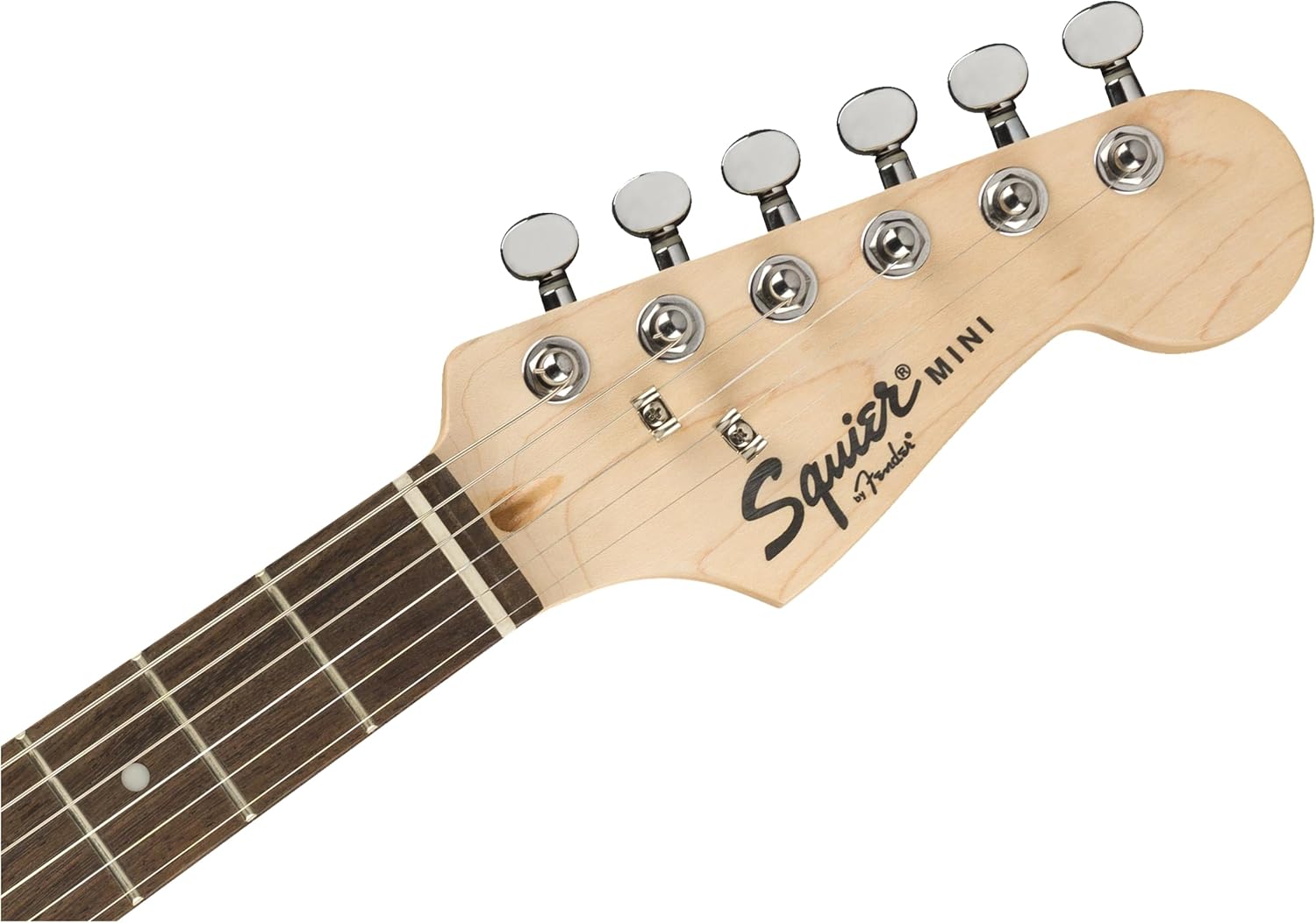 Squier Mini Stratocaster Electric Guitar, with 2-Year Warranty, Black, Laurel Fingerboard