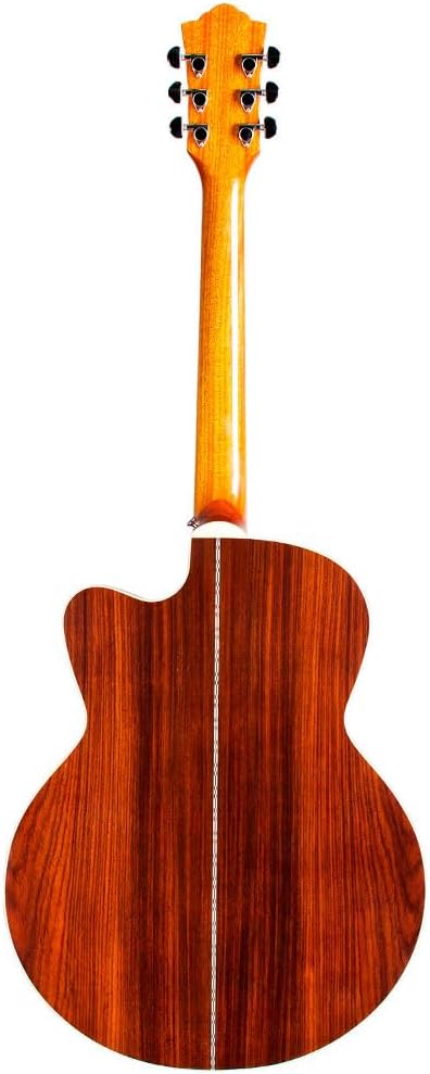 GUILD 6 String F-150CE Acoustic Guitar, Solid Woods Jumbo, Westerly Collection, Right, Natural Gloss (384-3505-721)