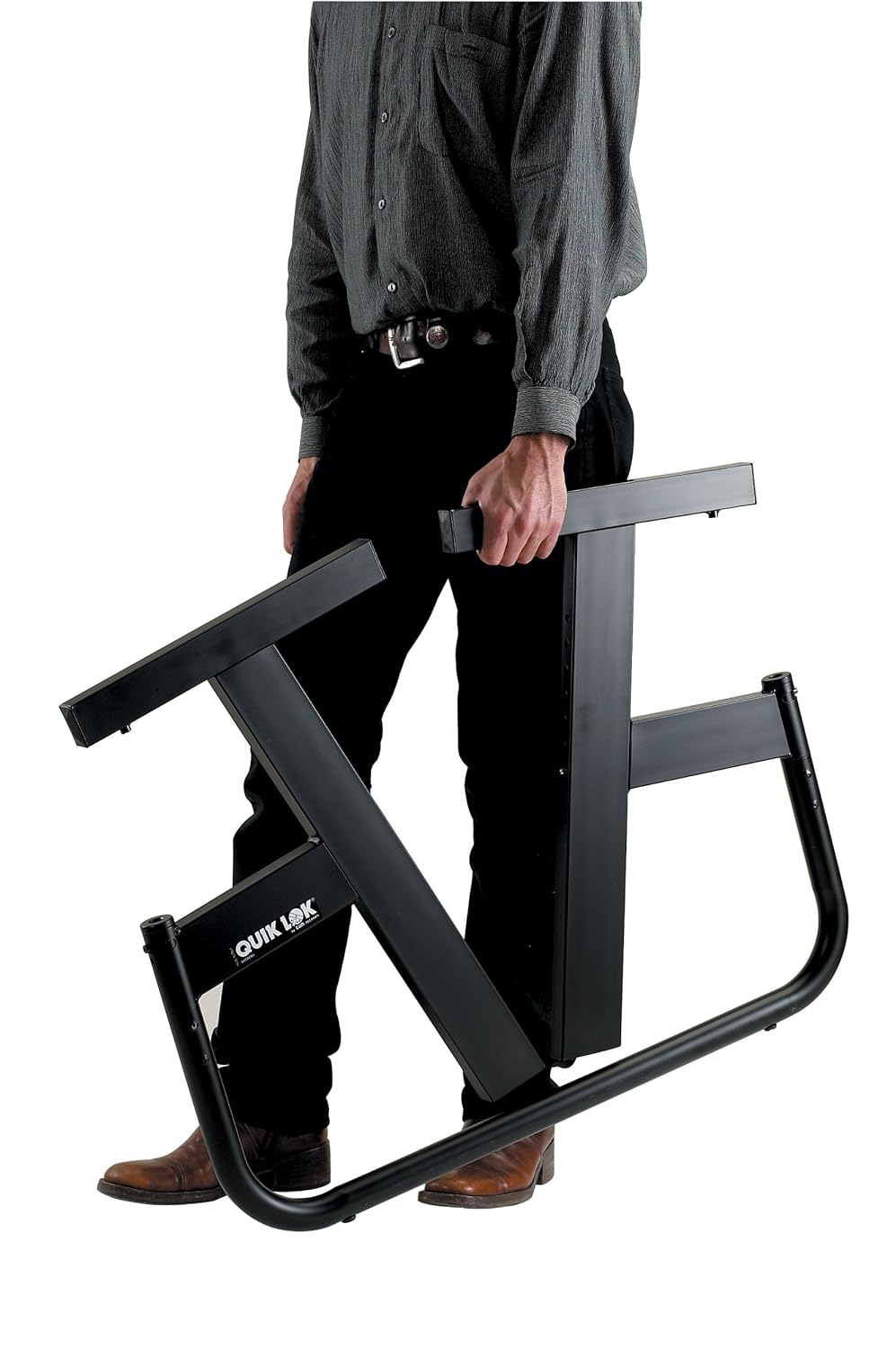 Quik-Lok Keyboard Stand, Black (M-91BK)