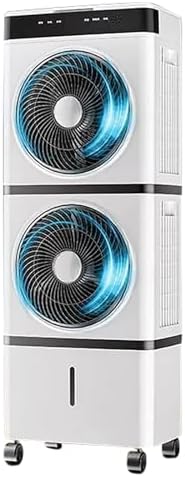 Swamp Cooler Air Conditioner, Evaporative Air Cooler, 14L/3 Gal Tank for Long Cooling, 3 Speeds, Auto Oscillating, 12H Timer, Remote, Water Cooling Fan for Home