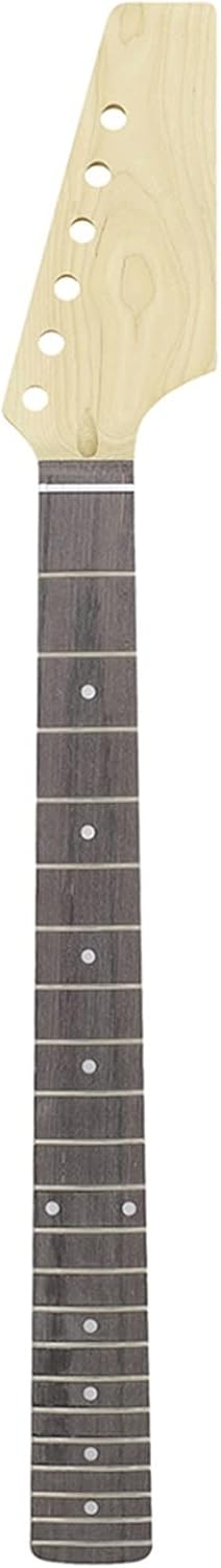 Guitar Kit 6 String 22 Frets Basswood Body Neck Electric Guitar Musical Instrument Build Set for Beginners Unfinished Guitar Set