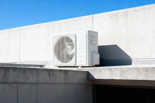 Garvee 24000 BTU Ceiling Cassette Mini Split AC, 8-way 360° Airflow, Remote Controller, Ductless Cooling&Heating Ceiling Air Conditioner, 208/230V, 25ft Kit