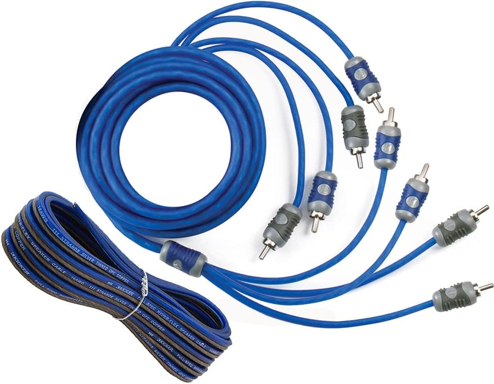 KICKER Sub, Speakers and Amp Package of 5 Items: 6-3/4