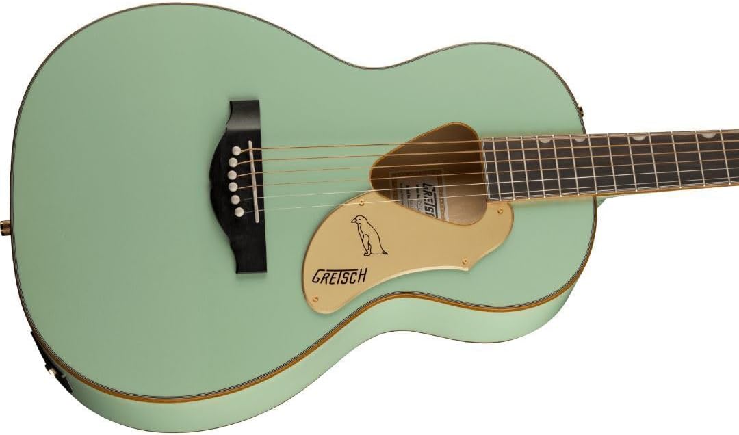 Gretsch G5021E Rancher Penguin Parlor Acoustic-electric Guitar - Mint Metallic