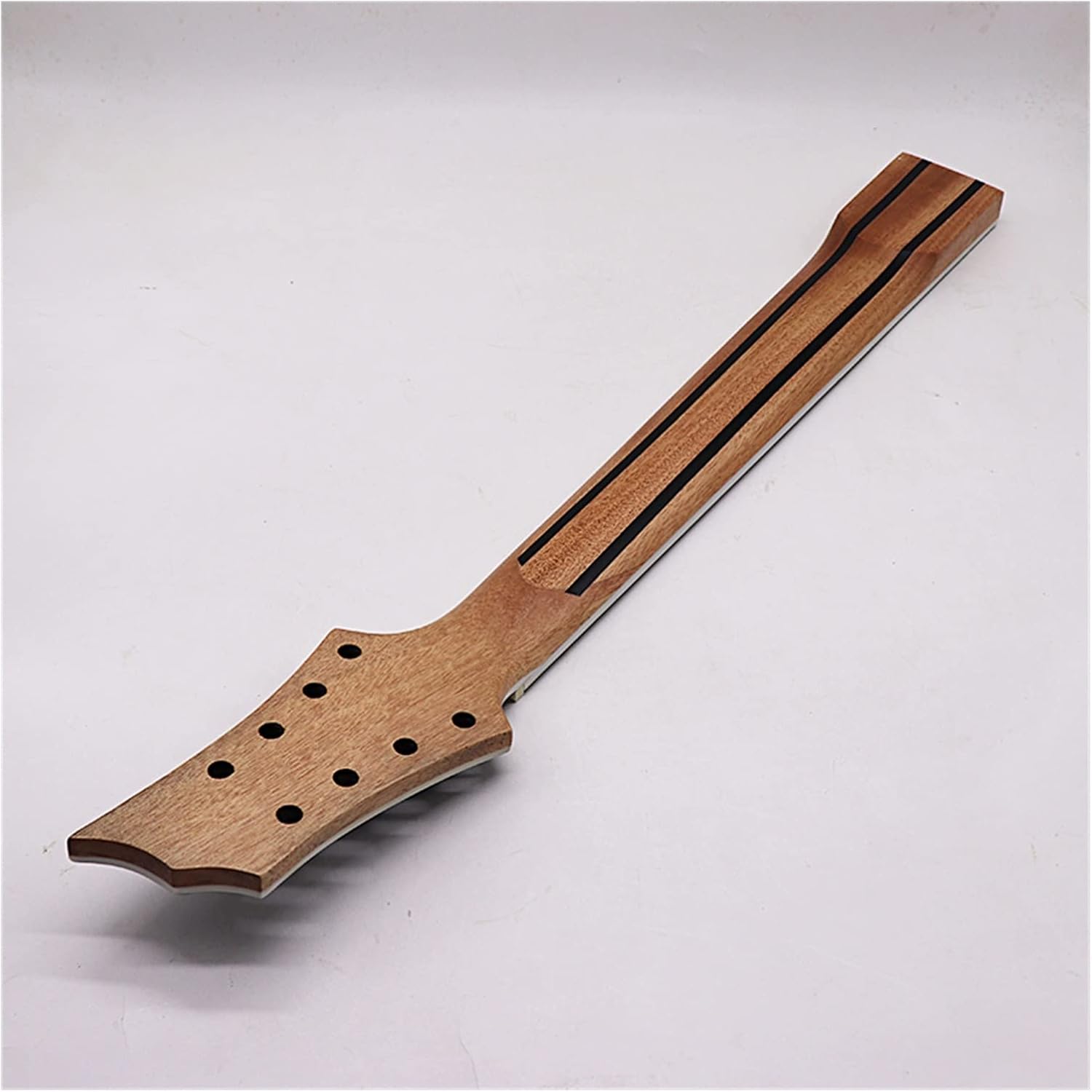 Unfinished Black 8 String 24 Fret Electric Guitar Neck with Mahogany DIY Neck Electric Guitar Neck