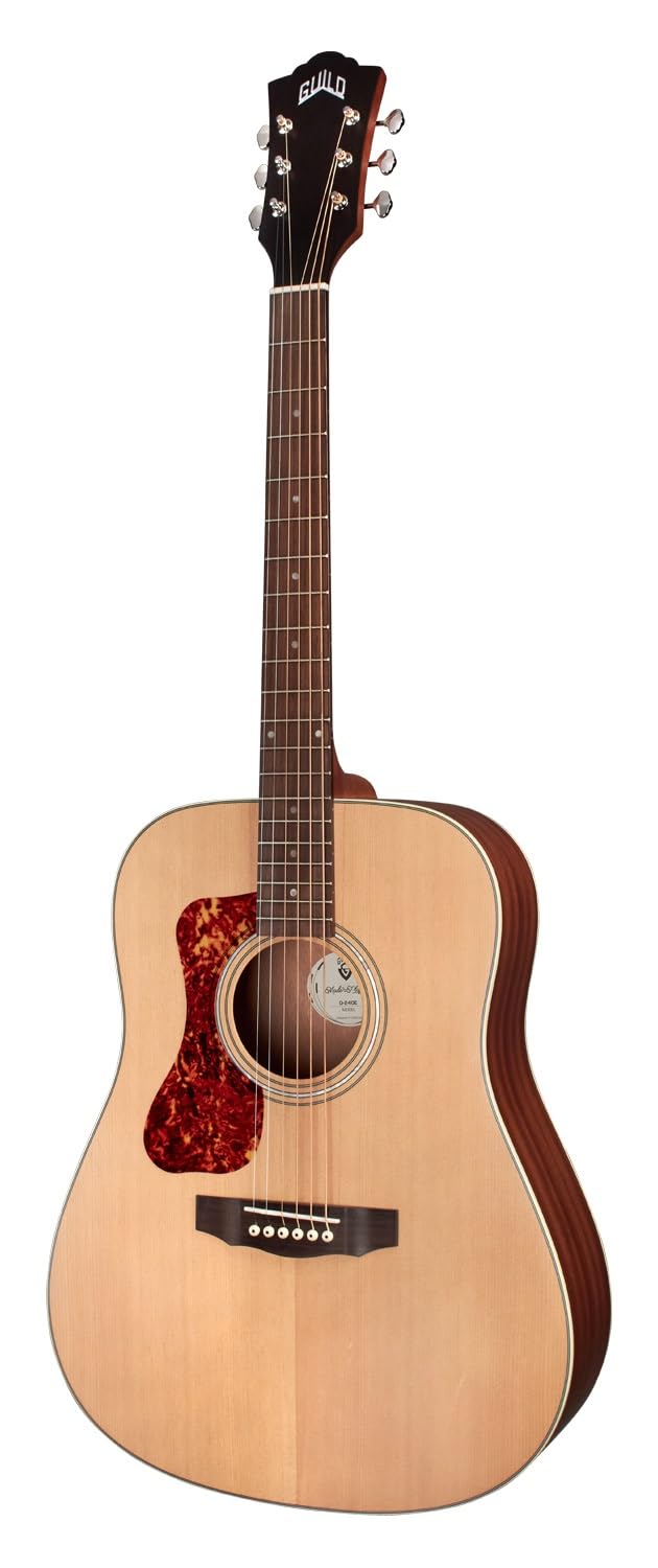 Guild D-240E Acoustic Electric Guitar Lefty, Natural