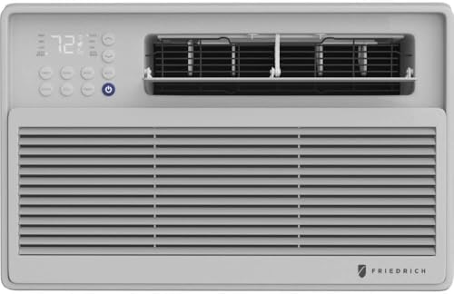 Friedrich CCV08A10A 8000 BTU Smart Window Air Conditioner Chill Premier Inverter Series, 194 CFM, 3 Cooling Speed, 115 Volts, Corrosion Protection, Wi-Fi Enabled in White