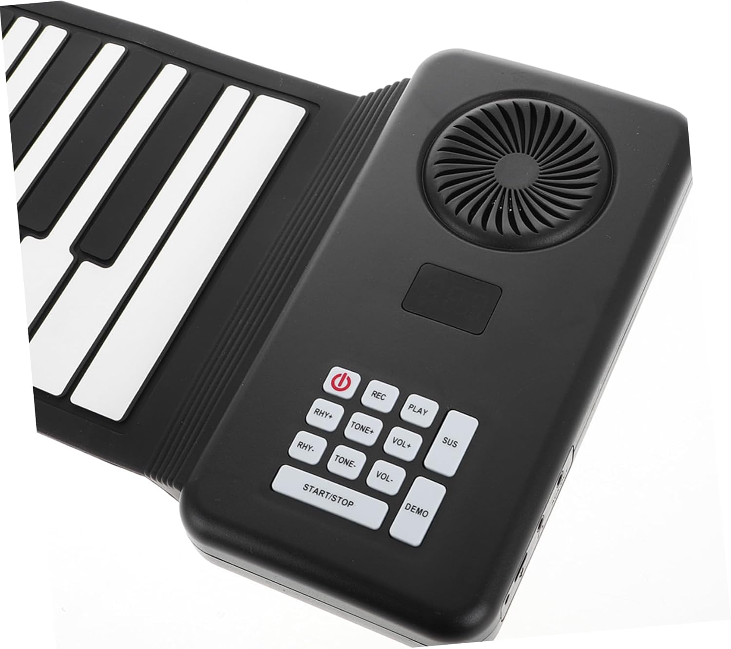 ibasenice Foldable Roll-up Electronic Piano with Speaker Portable Silicone Keyboard for Music Practice Battery-powered Easy Storage for Beginners and