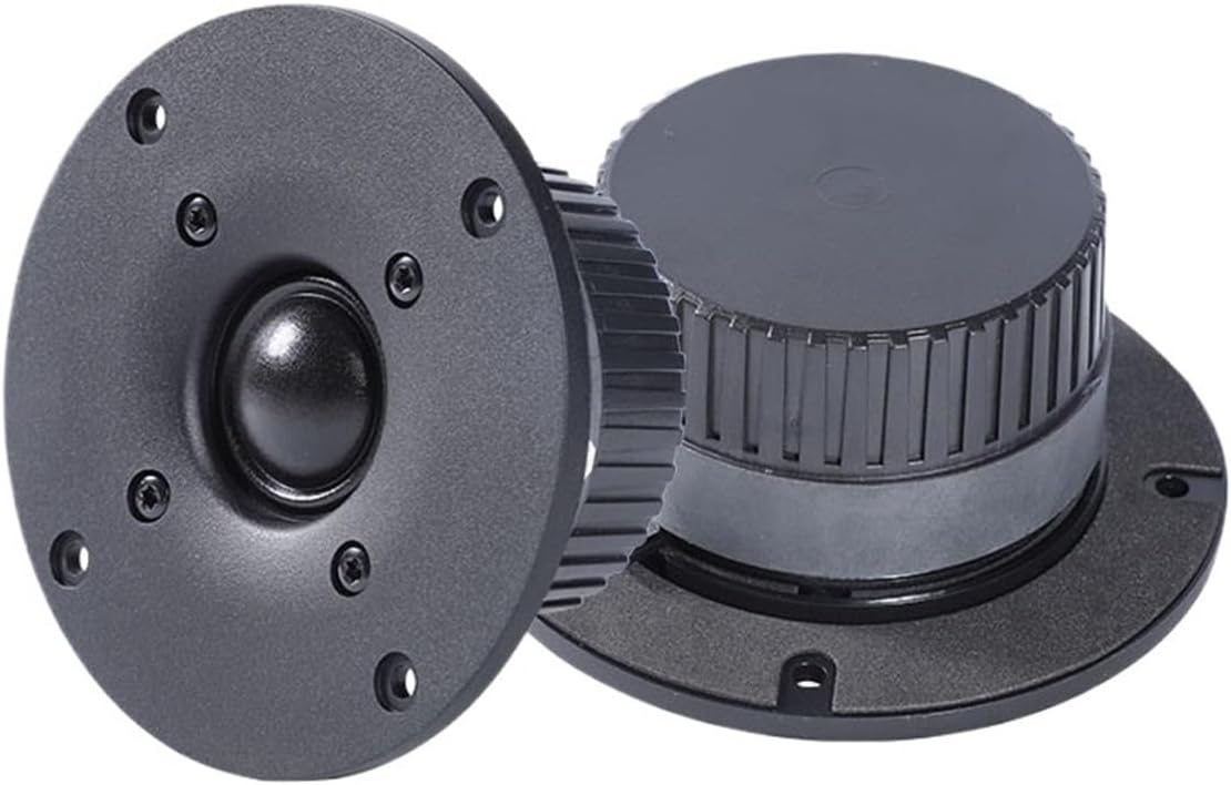 2pcs 4 Inch Dome Silk Film Tweeter 6ohm 20W DIY Bookshelf Speaker Anti-Magnetic Home Sound Music Theater